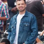 Sebastian Stan The 355 Nick Denim Trucker Jacket