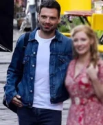 Sebastian Stan The 355 Nick Denim Trucker Jacket
