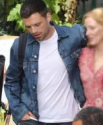 Sebastian Stan The 355 Nick Denim Trucker Jacket