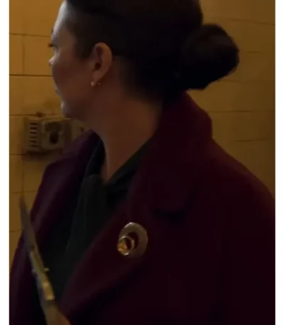 Secret Invasion Sonya Falsworth Maroon Coat