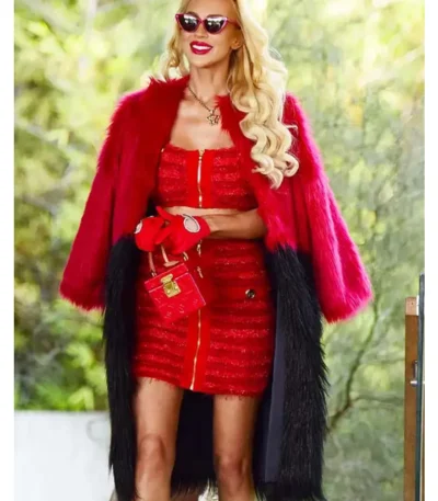 Selling Sunset Christine Quinn Fur Coat
