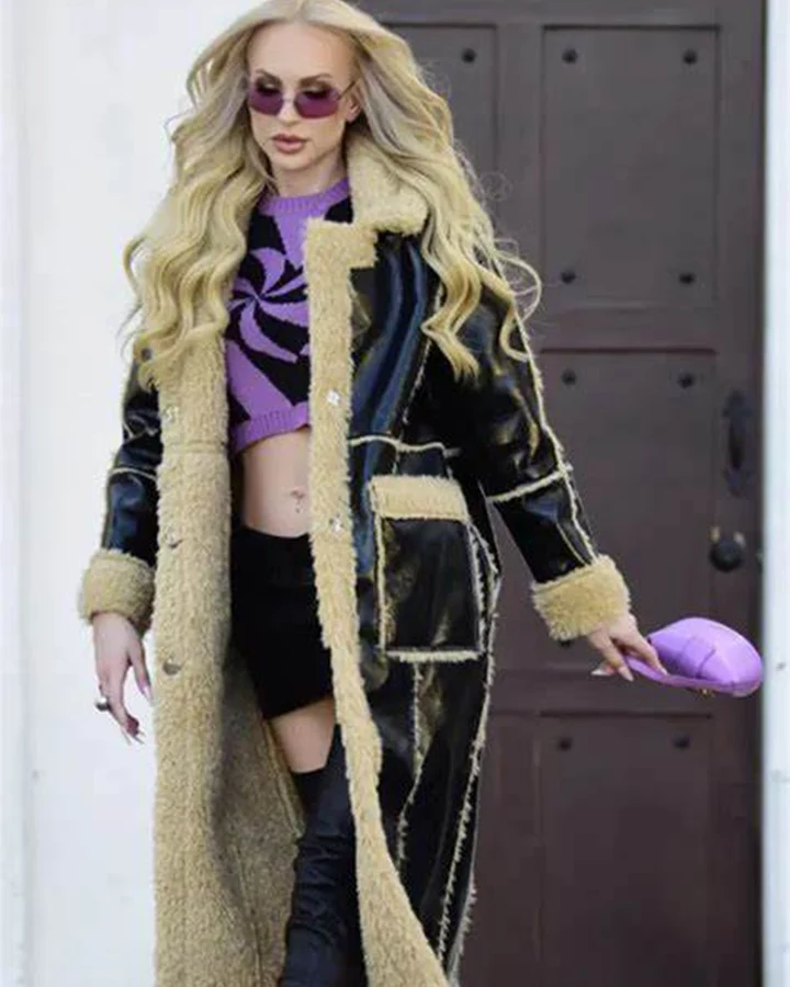 Selling Sunset Christine Quinn Shearling Coat Selling Sunset Christine Quinn Shearling Coat