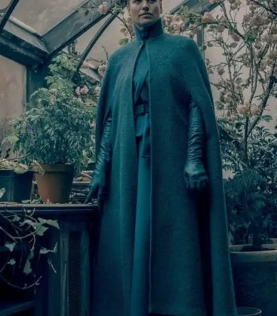 Ser­e­na Joy Wa­ter­ford The Hand­maid­s Tale Green Long Coat