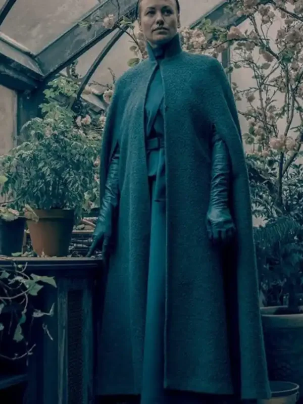 Ser­e­na Joy Wa­ter­ford The Hand­maid­s Tale Green Long Coat
