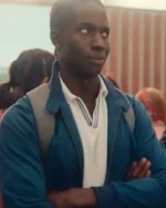 Sex Education Jackson Marchetti Blue Cotton Jacket