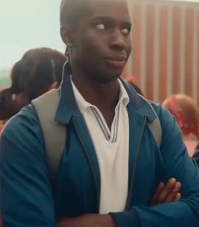Sex Education Jackson Marchetti Blue Cotton Jacket