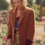 Sex Education S04 Jemima Kirke Brown Coat