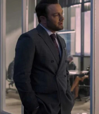 Sex/Life Devon Double Breasted Grey Blazer