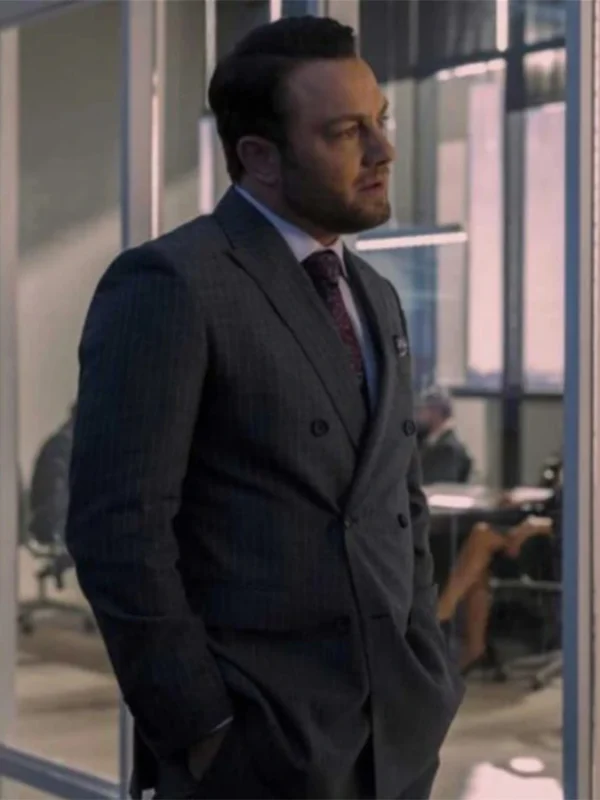 Sex/Life Devon Double Breasted Grey Blazer