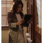 Sex Life S02 Sarah Shahi Floral Print Coat