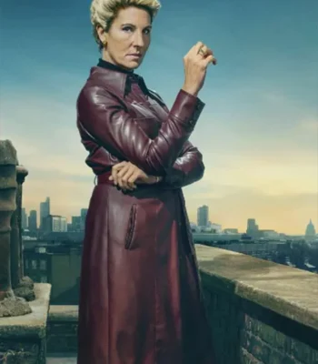 Sexy Beast S01 Cecilia Logan Leather Trench Coat