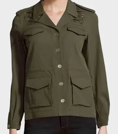 Shadowhunters Alisha Wainwright Green Field Jacket