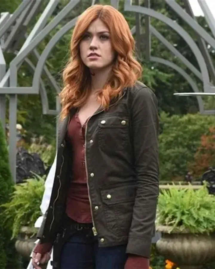 Shadowhunters Clary Fray Four Pockets Cotton Jacket Shadowhunters Clary Fray Four Pockets Cotton Jacket