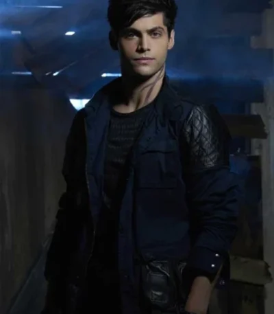 Shadowhunters S03 Matthew Daddario Blue Jacket