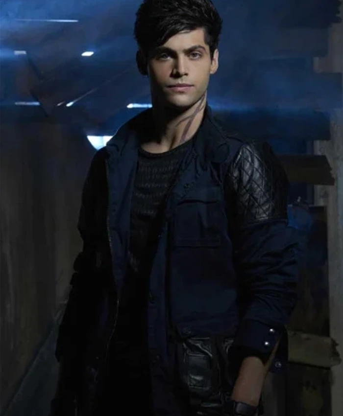 Shadowhunters S03 Matthew Daddario Blue Jacket Shadowhunters S03 Matthew Daddario Blue Jacket