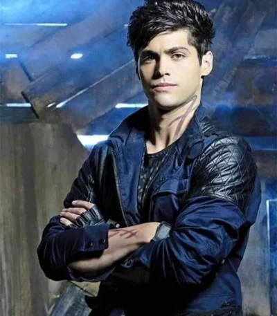 Shadowhunters S03 Matthew Daddario Blue Jacket