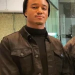 Shaft Jessie T Usher Black Cotton Jacket