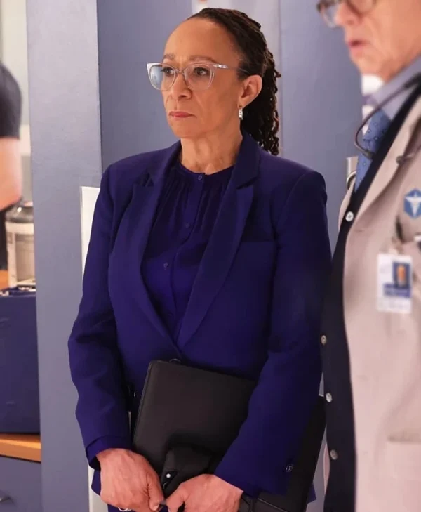 Sharon Goodwin Chicago Med S10 Blue Blazer