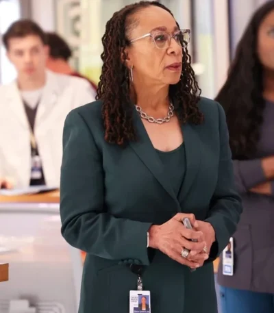 Sharon Goodwin Chicago Med S10 Green Blazer