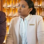 Shawna Clark Rap Sh!t S01 Beige Blazer