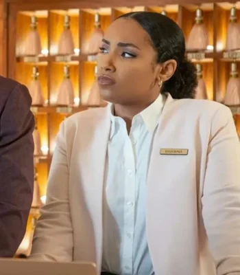 Shawna Clark Rap Sh!t S01 Beige Blazer