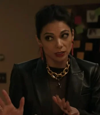 She-Hulk S01 E09 Nikki Ramos Leather Black Blazer