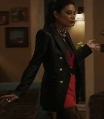 She-Hulk S01 E09 Nikki Ramos Leather Black Blazer