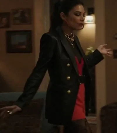 She-Hulk S01 E09 Nikki Ramos Leather Black Blazer