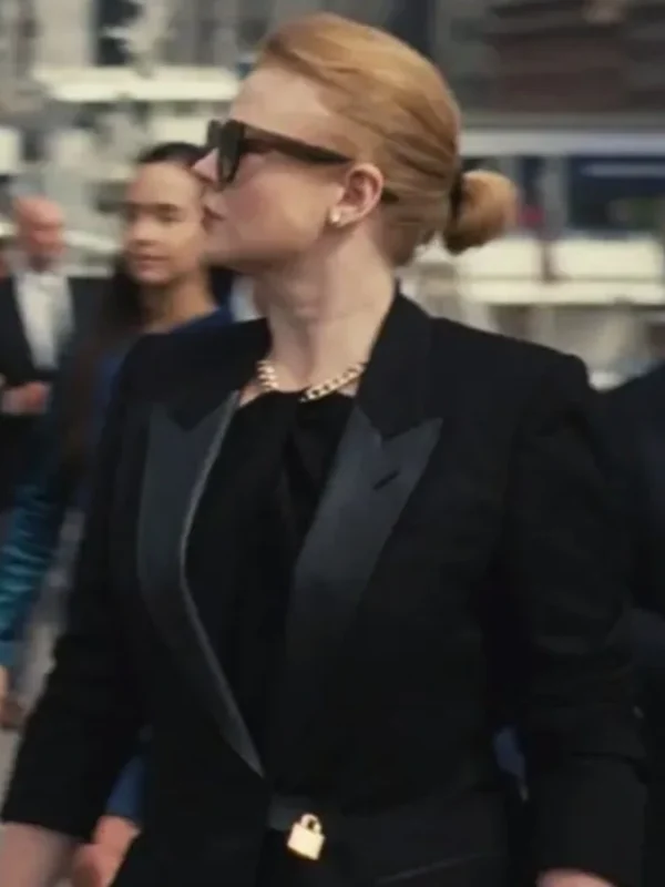 Shiv Roy Succession S04 Black Blazer
