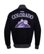 Colorado Rockies Current Logo Game Day Eggshell/Black Jacket