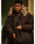Mekai Curtis Power Book III Kanan Black Parka Hooded Jacket