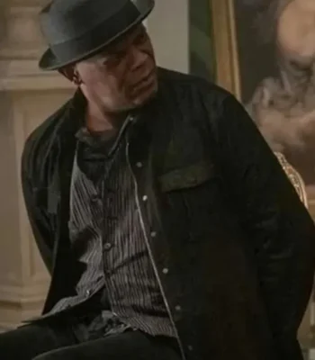 Samuel L Jackson The Hitman’s Wife’s Bodyguard Black Jacket