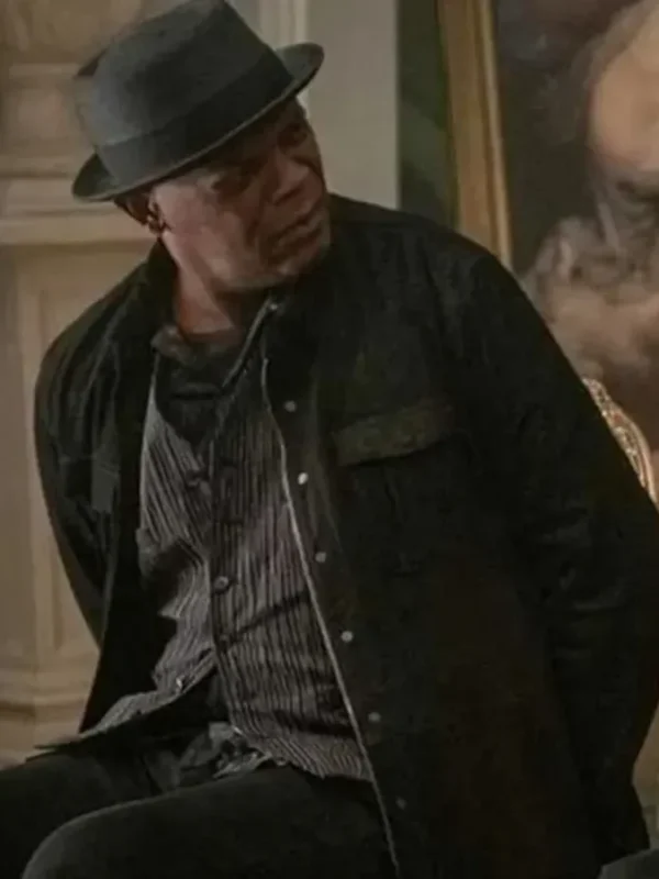 Samuel L Jackson The Hitman’s Wife’s Bodyguard Black Jacket