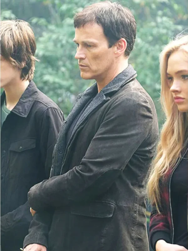 Stephen Moyer The Gifted Suede Leather Blazer
