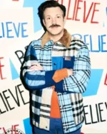 Ted Lasso Jason Sudeikis Quilted Check Jacket