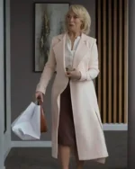 Ted Lasso S03 Hannah Waddingham Pink Trench Coat