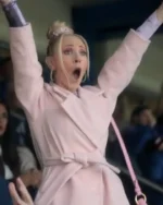Ted Lasso S03 Juno Temple Pink Coat