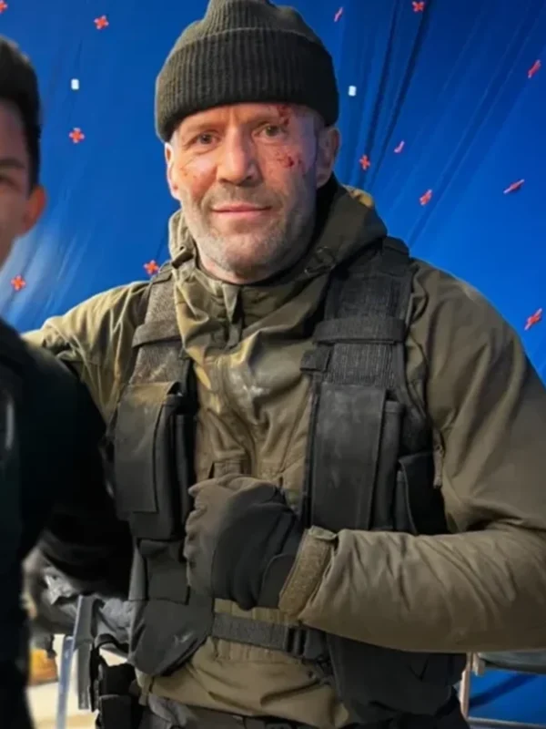 The Expendables 4 Jason Statham Green Jacket