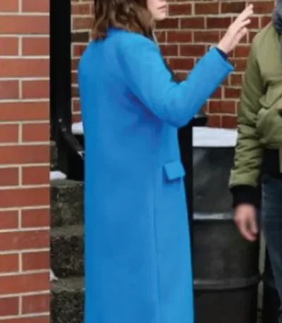 Vic Michaelis Round And Round 2023 Blue Trench Coat
