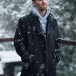Shoresy S01 Jared Keeso Black Wool Coat