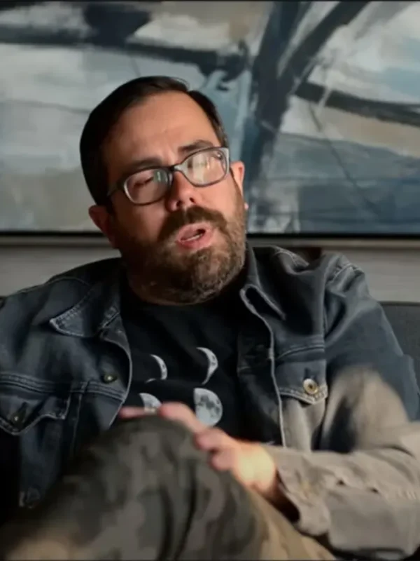 Shrinking 2023 Dan Grey Denim Jacket