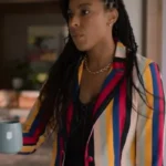 Shrinking 2023 Jessica Williams Multi Color Blazer