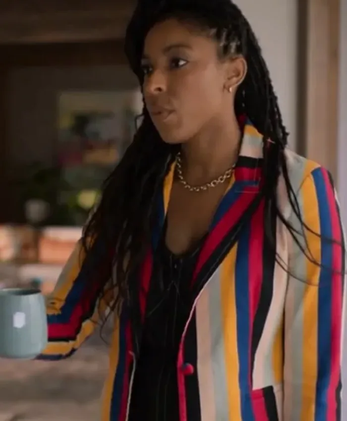 Shrinking 2023 Jessica Williams Multi Color Blazer Shrinking 2023 Jessica Williams Multi Color Blazer