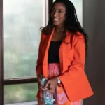 Shrinking 2023 Jessica Williams Orange Blazer