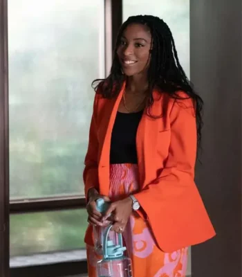 Shrinking 2023 Jessica Williams Orange Blazer