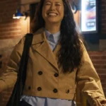 Shrinking Alice Cropped Trench Coat