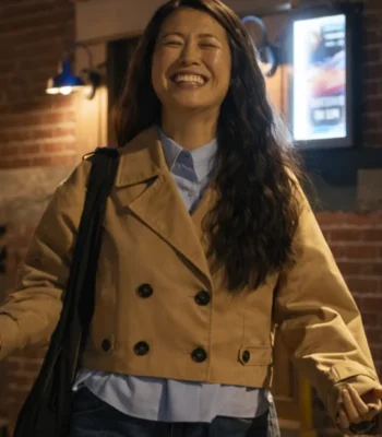 Shrinking Alice Cropped Trench Coat