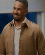 Shrinking Damon Wayans Jr. Brown Cotton Jacket