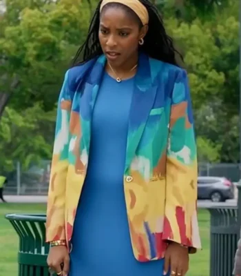 Shrinking Gaby Printed Blazer