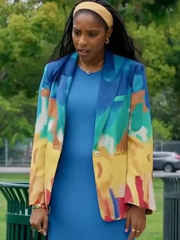 Shrinking Gaby Printed Blazer